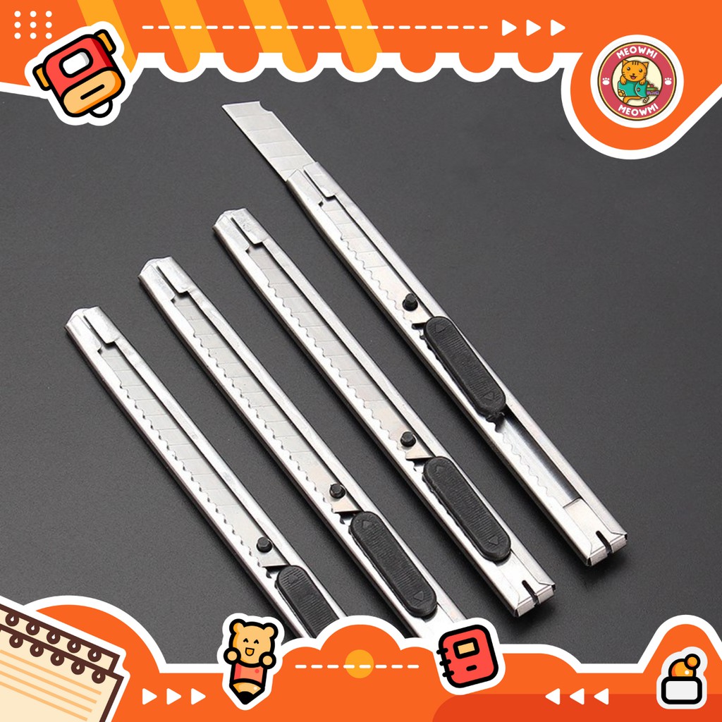 

[MEOWMI] Cutter Stainless Steel Alat Pemotong Kertas CT0005