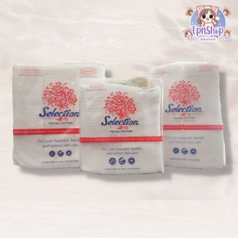 [MENKES] SELECTION FACIAL COTTON KAPAS 35gr / 50gr / 75gr / KAPAS MAKE UP