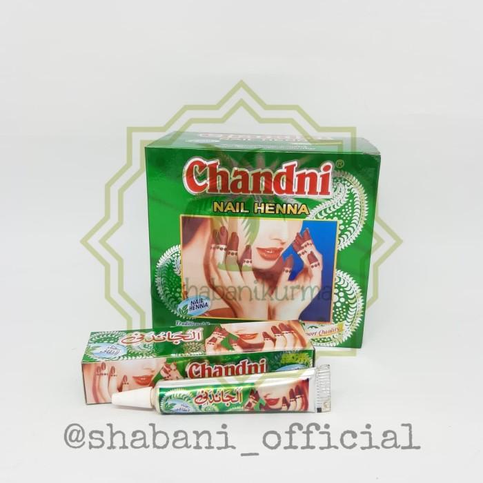 Henna | Chandini Nail Henna Natural 12Pcs / Henna Kuku
