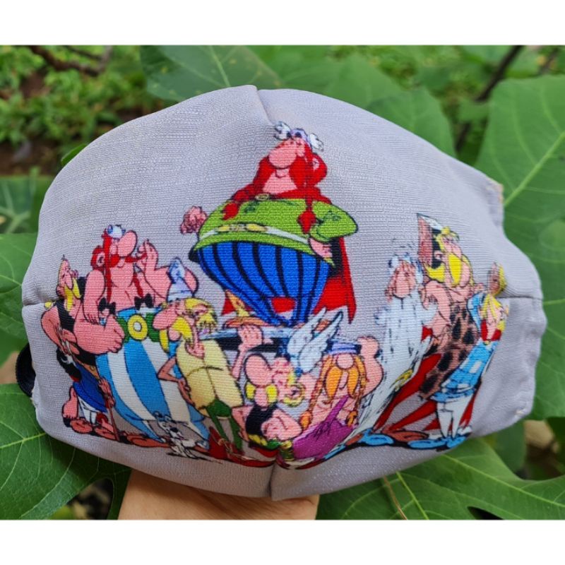 Masker Motif "ASTERIX OBELIX 3"