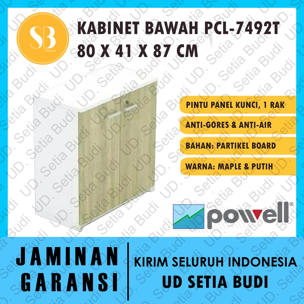 Kabinet / Lemari Bawah Powell Two PCL 7492T