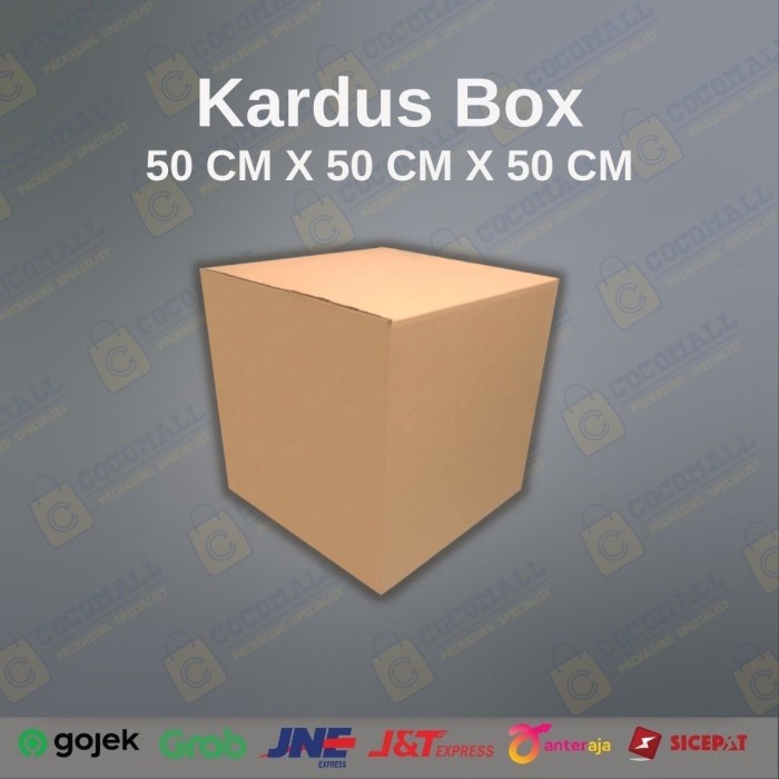 

Kardus Karton Box Polos Jumbo Besar Ukuran 50 X 50 X 50 Cm 050