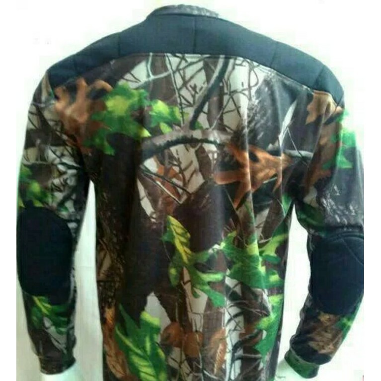 SKD KAOS LORENG CAMO LENGAN PANJANG
