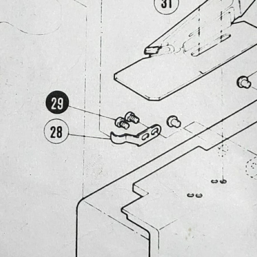 Penutup Pintu 250051 - Flat Spring Mesin Kamkut W500