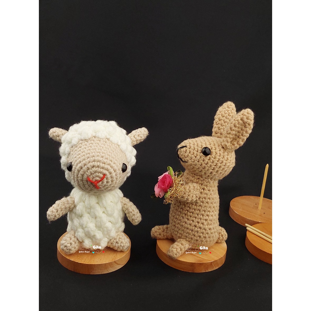 Stand Boneka/Tatakan Boneka/Alas Boneka/Amigurumi Doll Stand (Bahan Craft)