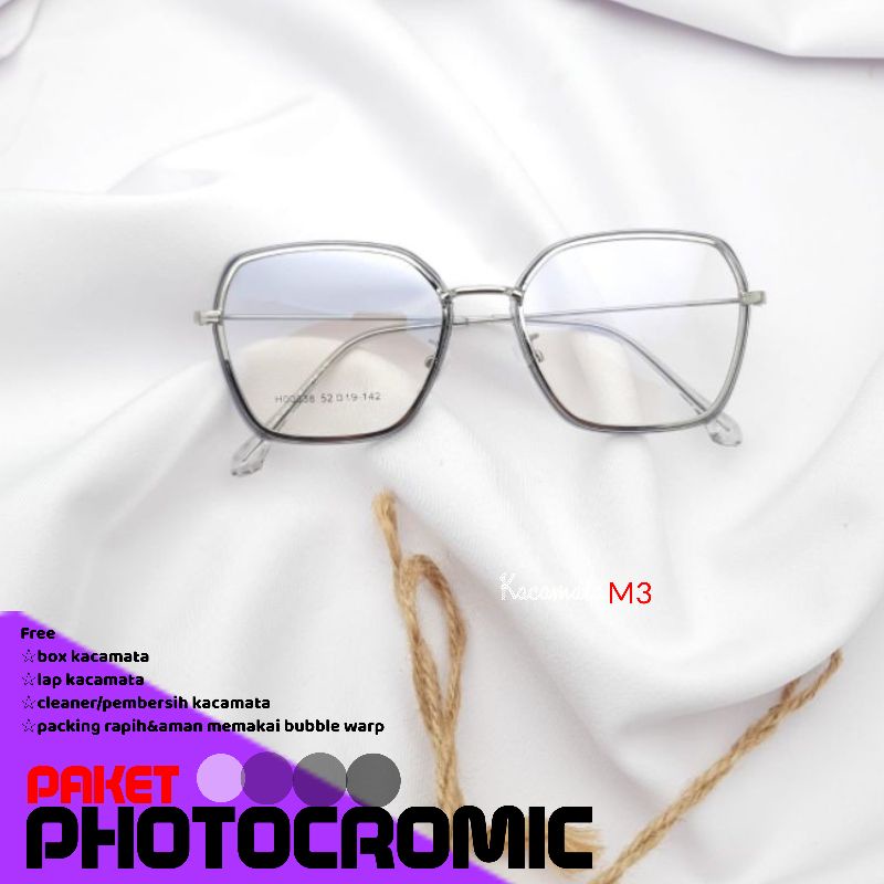 kacamata photocromic termurah&amp;terkereen kode00038,size 52-19-142