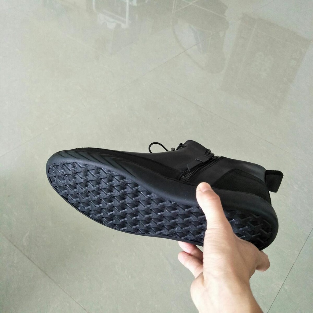 Klassic Fashion Sepatu Pria Hitam Casual Kerja Murah Formal Model Kulit Asli Original Terbaru 093