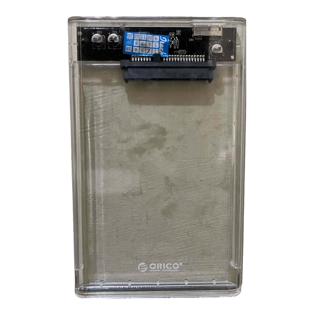 ENCLOSURE ORICO TRANSPARANT SATA 2.5"