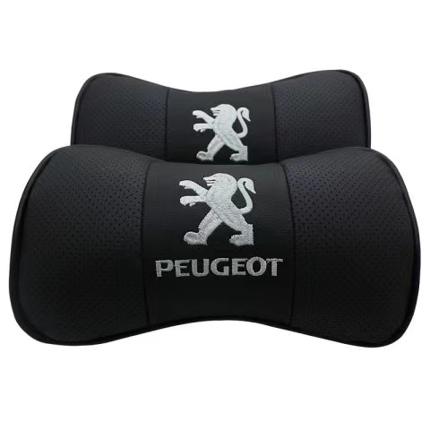 G-club Bantal Sandaran Kepala Bahan Kulit breathable Untuk Peugeot