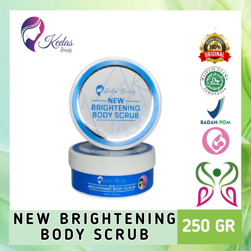 Body Scrub Kedas Beauty Ori Bpom Kemasan Baru | Lulur | Body Cream | Pemutih Tubuh | Kedas Beauty Or