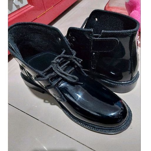 Sepatu pdh kulit anti semir TNI AD