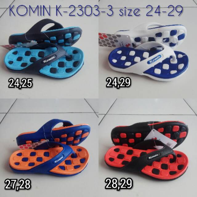 SANDAL JAPIT ANAK KOMIN K-2303-3 SIZE 24-29