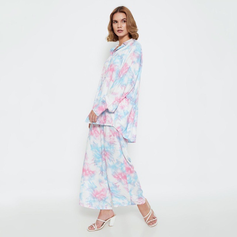 set baju celana KALLYOUTFIT-F (kemeja+celana)