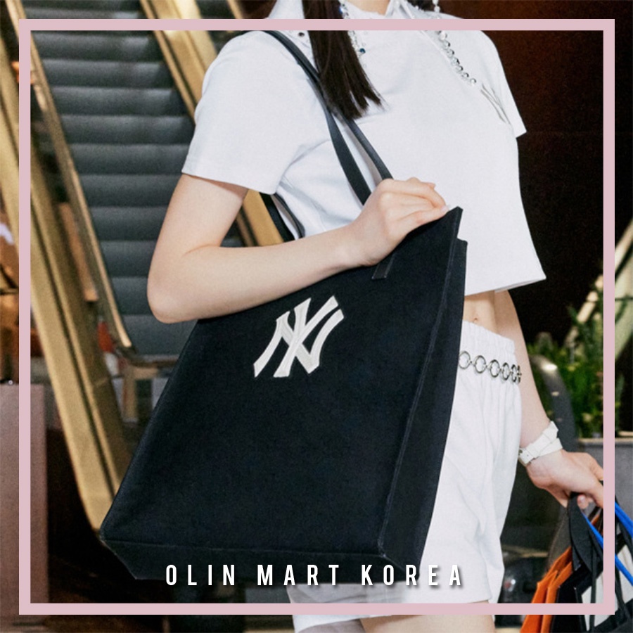 MLB Canvas Tote Bag #Black