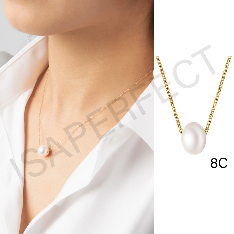 Fashion Retro Mutiara Logam Gaya Korea Kunci Kalung Multilayer Liontin Wanita Emas Rantai Kalung Perhiasan Aksesoris