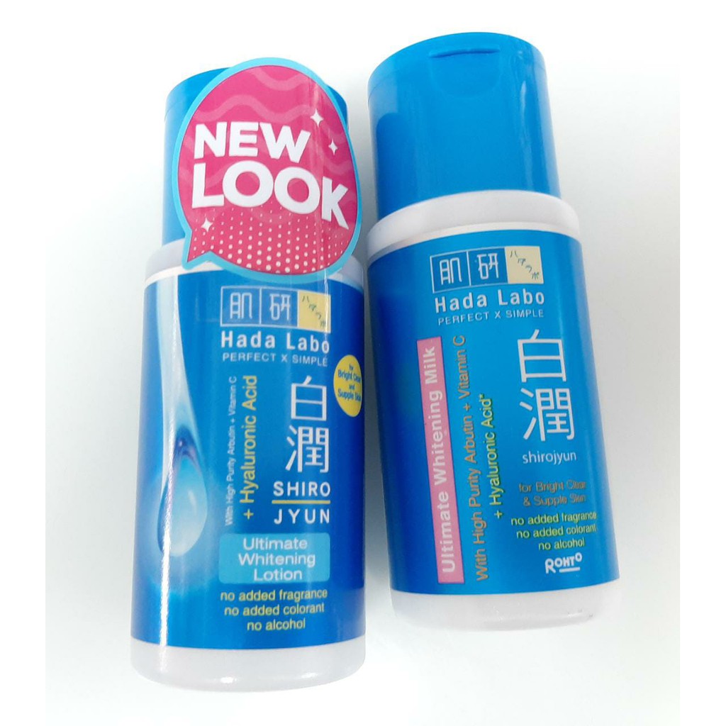 Hada Labo Shiro Jyun Ultimate Whitening - Milk &amp; Lotion