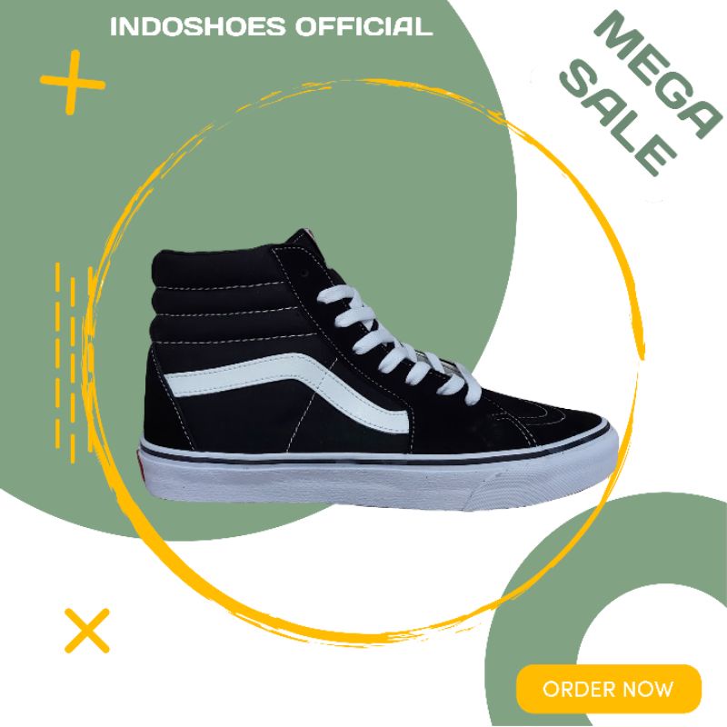 Vans sk8 high classic black white original BNIB