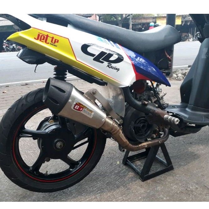 knalpot CLD racing tipe C7 Mio,Mio j,M3 soul GT, Beat, Scoopy, Genio, Vario, Vario 125/150/160