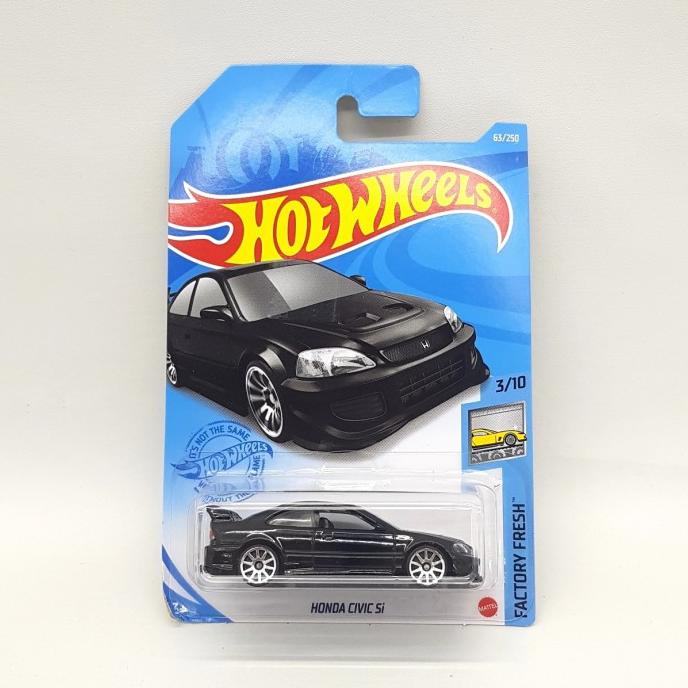 ❞ Hotwheels Hot Wheels Honda Civic Si Hitam Original Mattel ✩