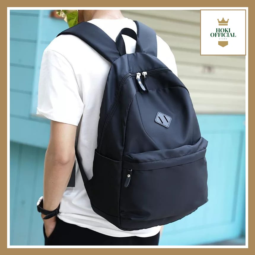 [COD] Tas Ransel Pria Motif Polos Ada Slot Laptop Kapasitas Besar Ransel Kuliah SMA SMP Tas Laptop HokiOfficial