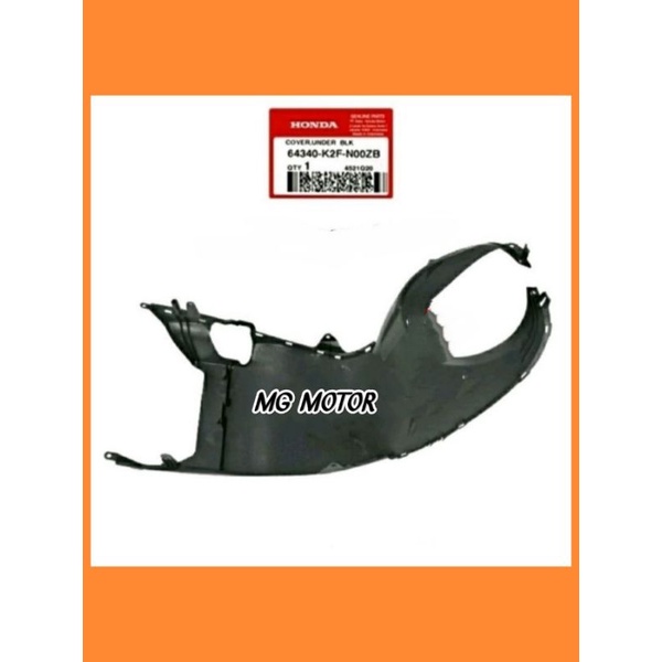 64340K2FN00ZB Cover Under Dek Bawah Paru Scoopy 2021Asli Ori Honda AHM