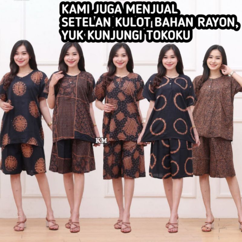 Baju Daster Kekinian Murah Pakaian Wanita Terbaru Ibu Menyusui Remaja Dewasa Bahan Rayon Harga Grosir Murah Motif Batik Modern Bisa COD