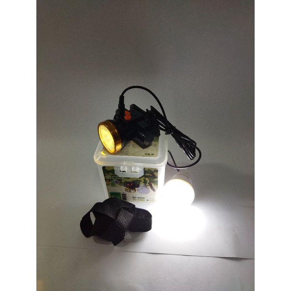 SENTER KEPALA HEAD LAMP EVATECH(20W) EV-6500(WHITE) EV-7500(YELLOW)