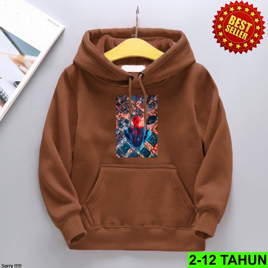 Hoodie Anak Laki Laki Perempuan / Hodie Anak Usia 2 3 4 5 6 7 8 9 10 11 12 Tahun / Jaket SPIDERMAN Anak Cewek Cowok / Switer Distro Bisa Cod / Suiter Anak Terbaru / Sweeter Anak / Switer Anak