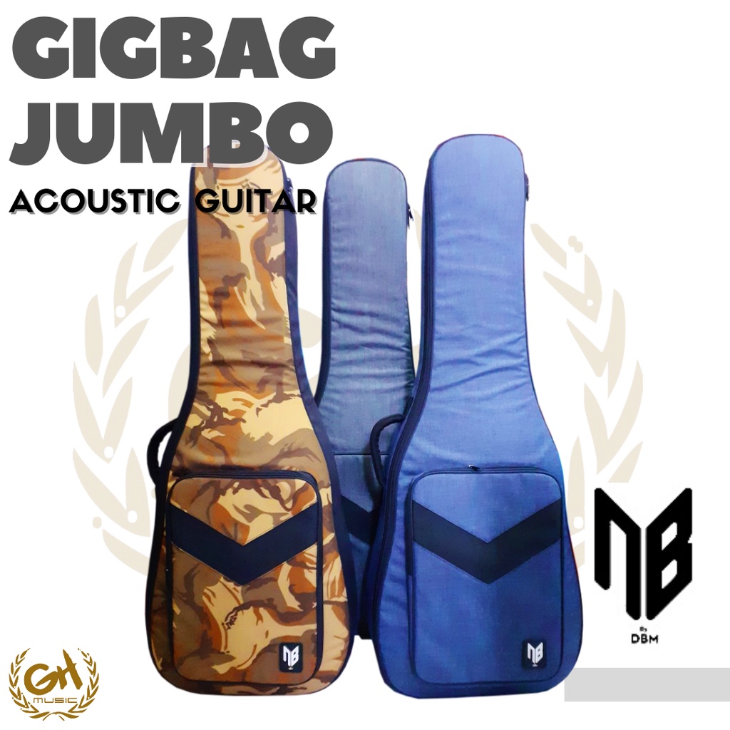 NB BY DBM GIGBAG GITAR AKUSTIK JUMBO