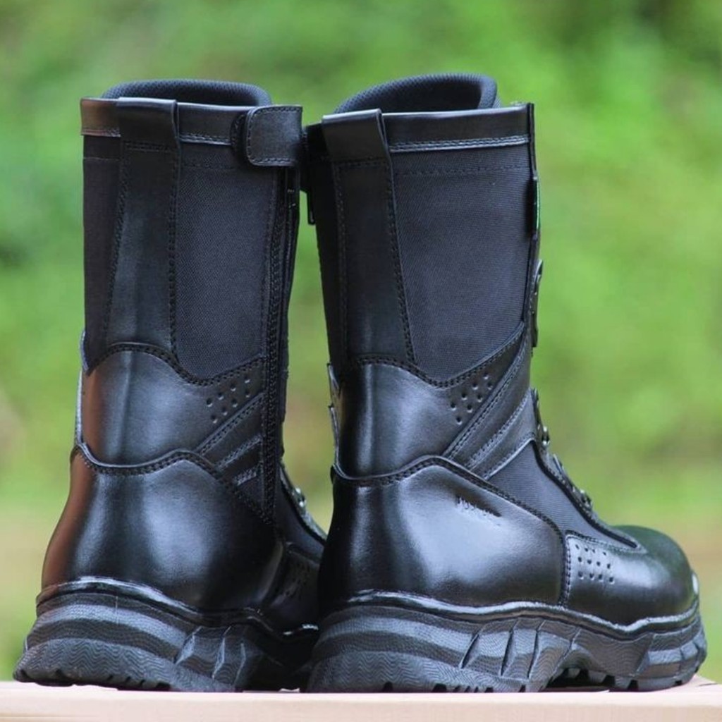 SEPATU PDL TALI PUTAR MARCHAZ KULIT SAPI ASLI SEPATU PDL DINAS LAPANGAN TNI POLRI SECURITY SATPAM