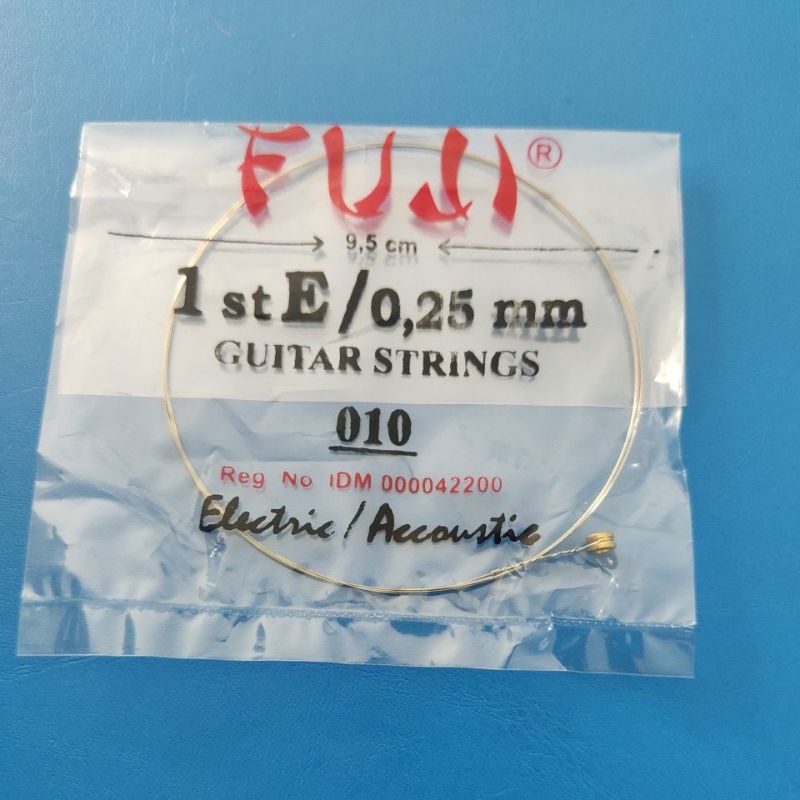 Senar Gitar Eceran Akustik Electric merk FUJI untuk set 010. ORIGINAL