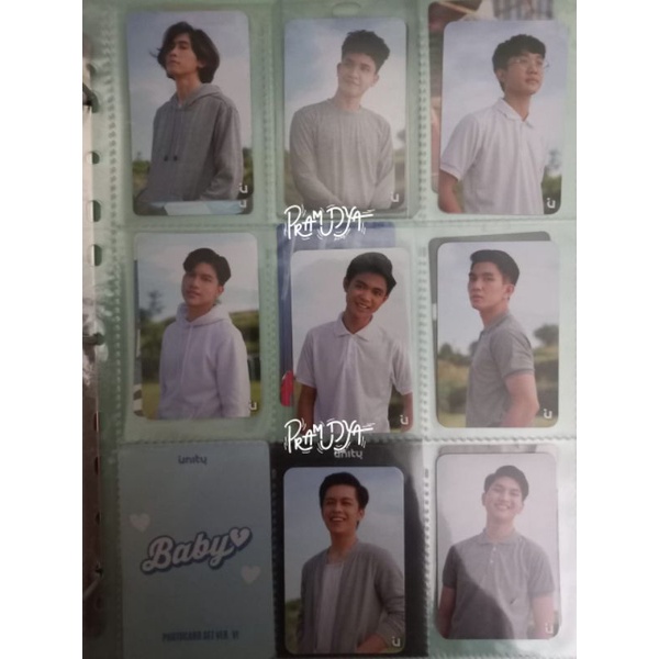 PHOTOCARD SET UN1TY BABY VERSI P.E. CLASS (PC UN1TY BABY P.E CLASS)
