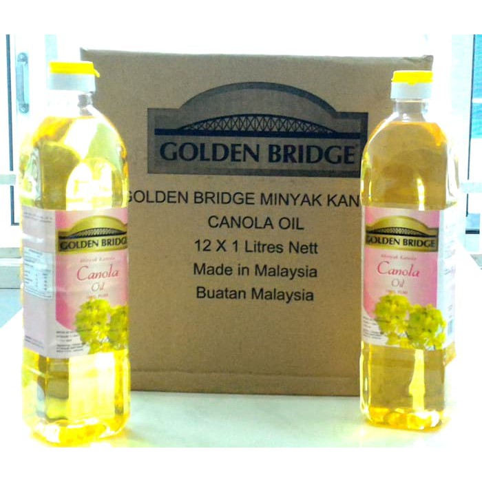 

DISKON GOLDEN BRIDGE CANOLA OIL / MINYAK KANOLA 1 LITER !!!!!!