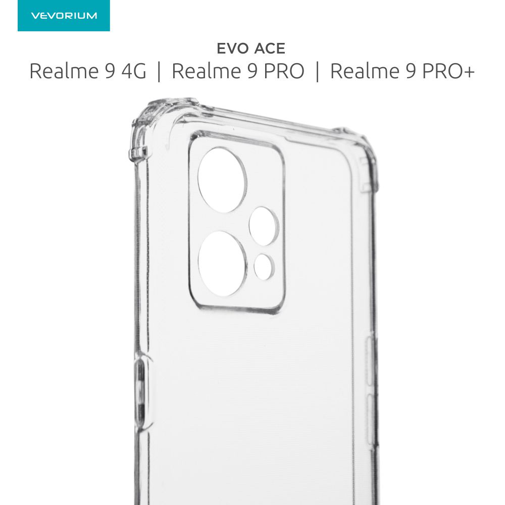 VEVORIUM EVO ACE Realme 9 PRO PLUS 5G Realme 9 PRO 5G Realme 9 4G Soft Case Shockproof