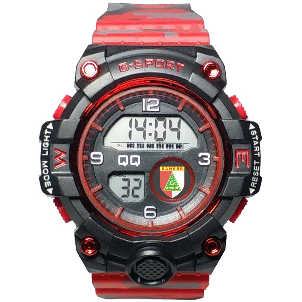 (PROMO) JAM TANGAN BANSER-MERAHY PUTIH LIMITED EDITION