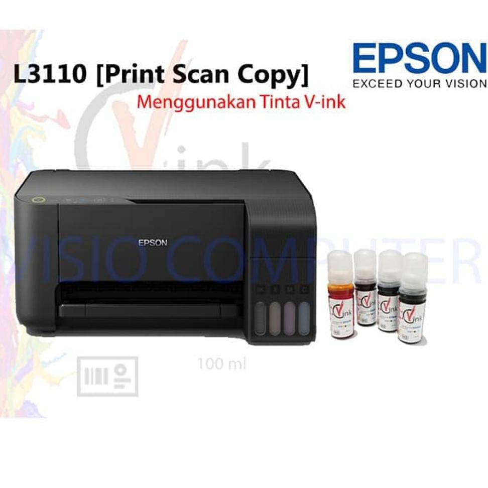 

PRINTER EPSON L3110 PSC TINTA V-INK Grab & Gosend
