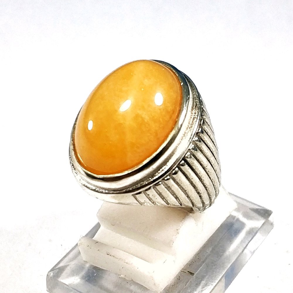 CINCIN BATU AKIK NATURAL YELLOW MANII GAJAH