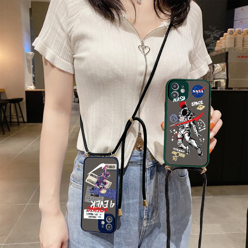 MY CHOICE SOFTCASE HP TALI LANYARD NAGITA CASING HP REALME C25 C21 C12 C21Y C2 REALME 7 REALME 5 REA