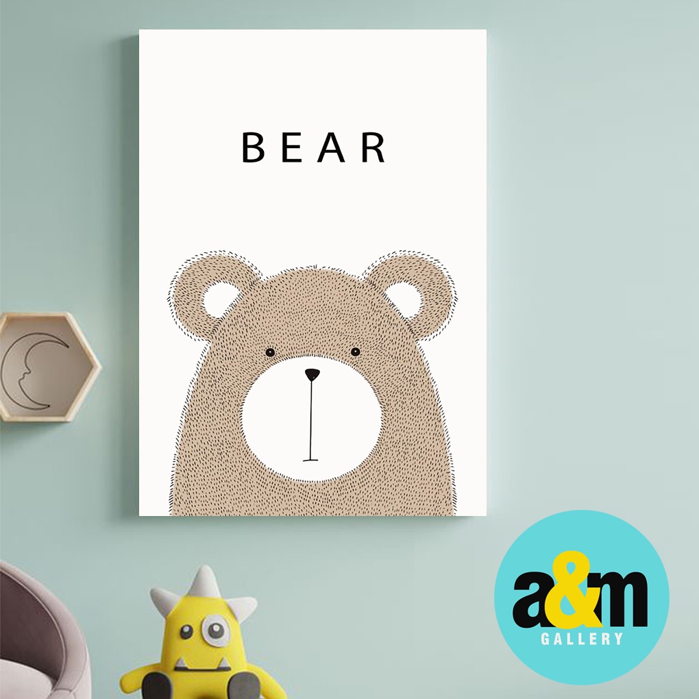 Hiasan Dinding Kamar Bayi (A4) Pajangan Anak Dekorasi Bayi Wall Decor Tema Pajangan Bayi - A&amp;M