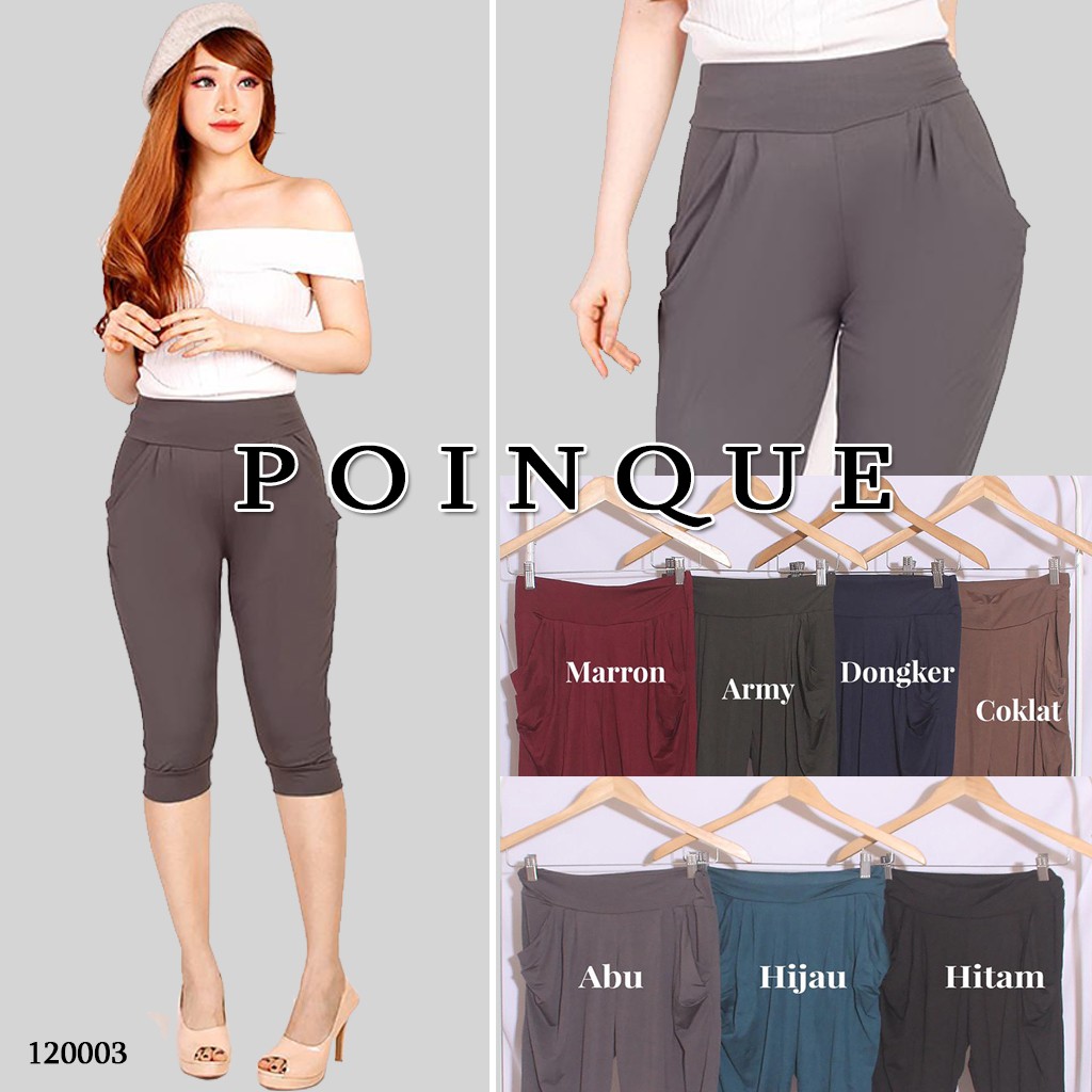  BISA COD Legging Pendek Wanita  7 8  Celana  Legging 