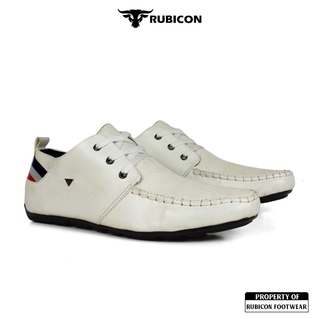 SEPATU PRIA CASUAL SEPATU LEBARAN PRIA SANTAI TALI RUBICON YOJO HITAM