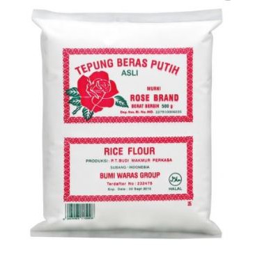 

(E-11) Tepung Beras Rose dan tepung ketan Brand 500 grame rosebrand