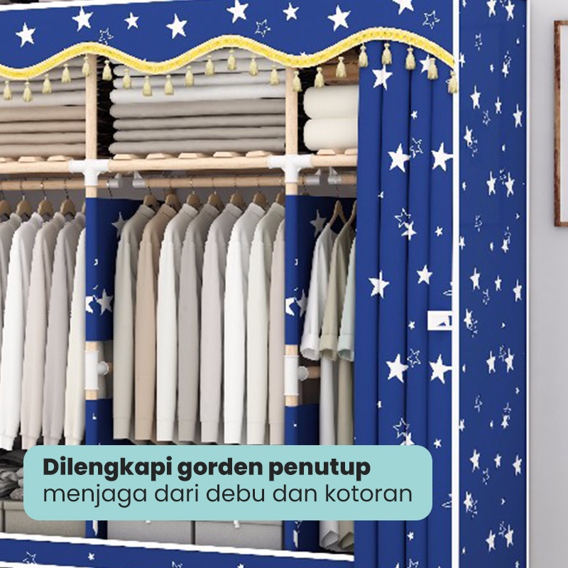 Dejavu Lemari Pakaian lemari baju lemari baju minimalis  lemari baju minimalis kayu HSH123