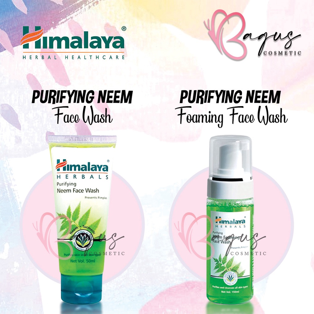 ⭐ BAGUS ⭐ HIMALAYA PURIFYING NEEM FACE WASH 50 / 100ML | Facial Wash / Cleanser