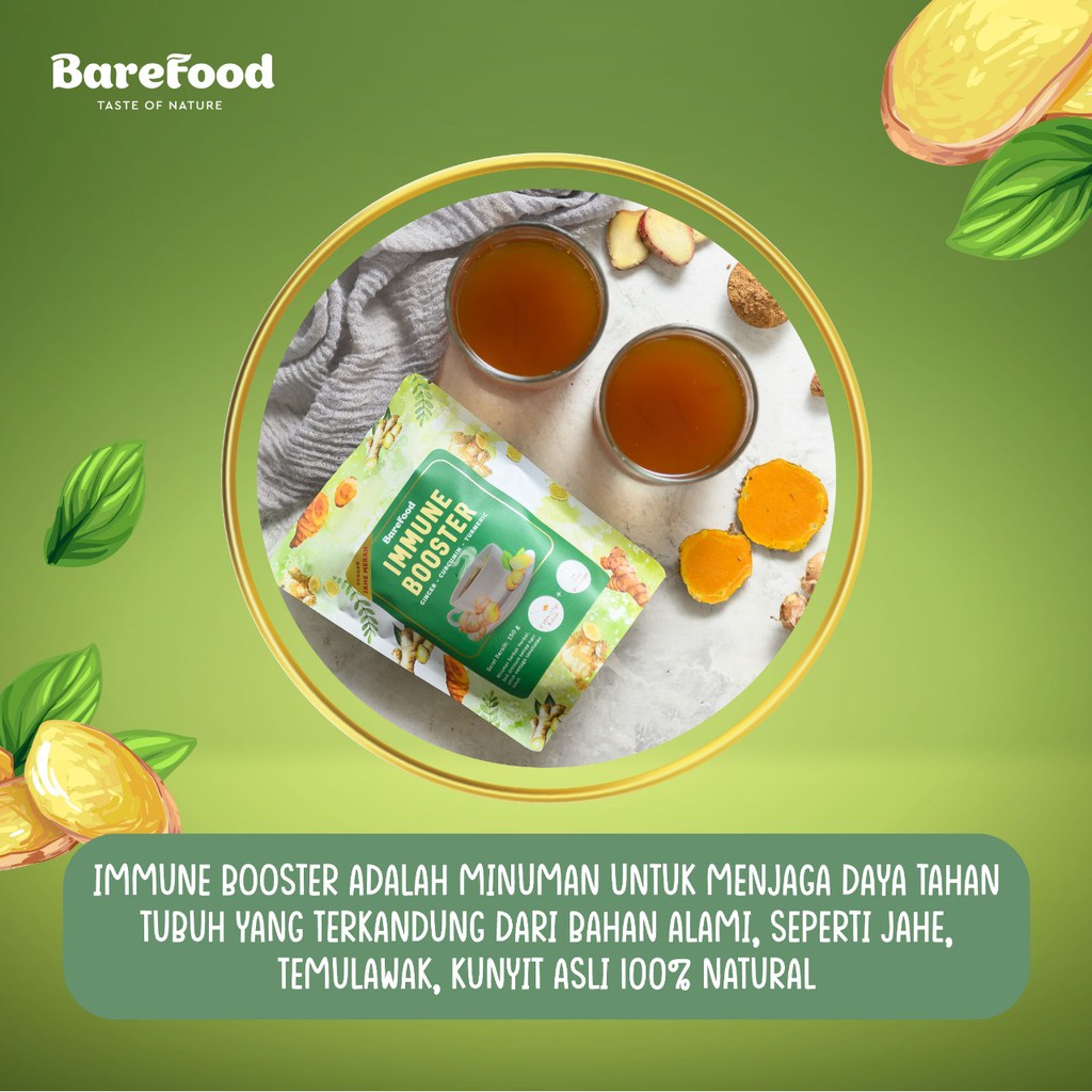 Barefood Imune Booster 150 gr Jahe Temulawak GulaAren Herbal