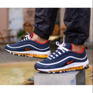 nike air max 97 midnight navy red