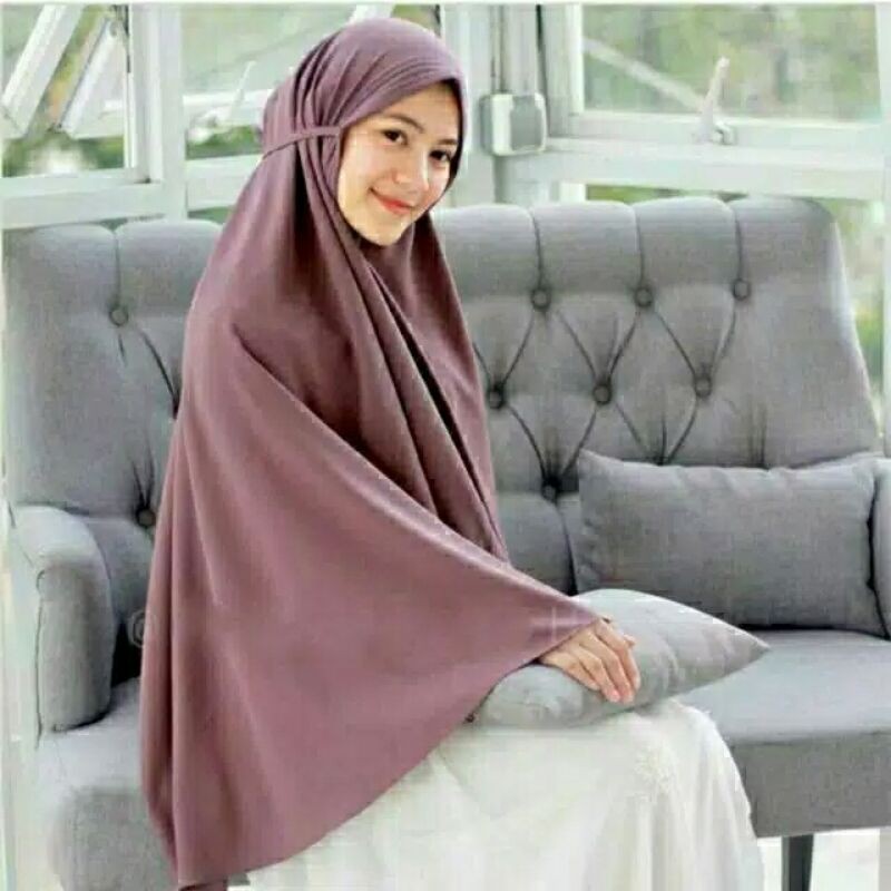 Jilbab Bergo Tali Jumbo Wolfis / Bergo Non Ped