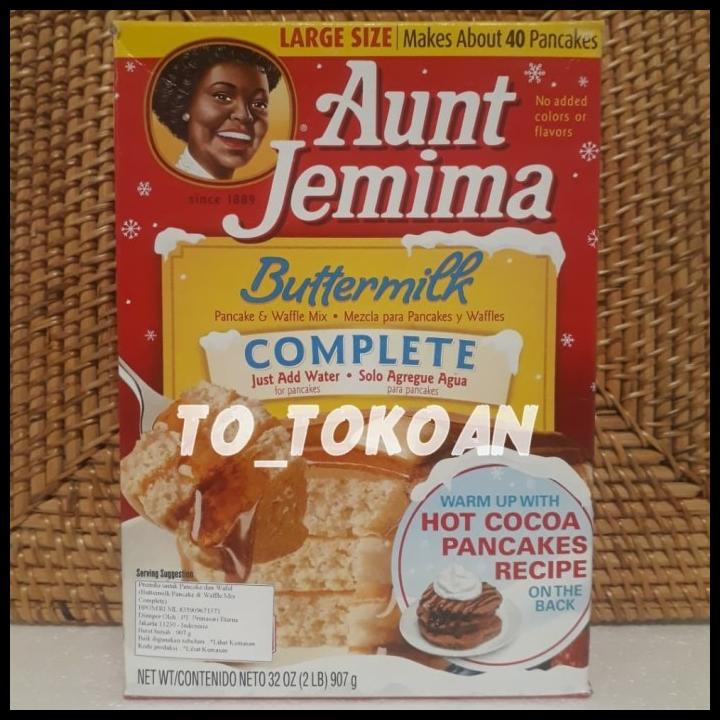 

Aunt Jemima Buttermilk Pancake & Waffle Mix Complete 907 Gr