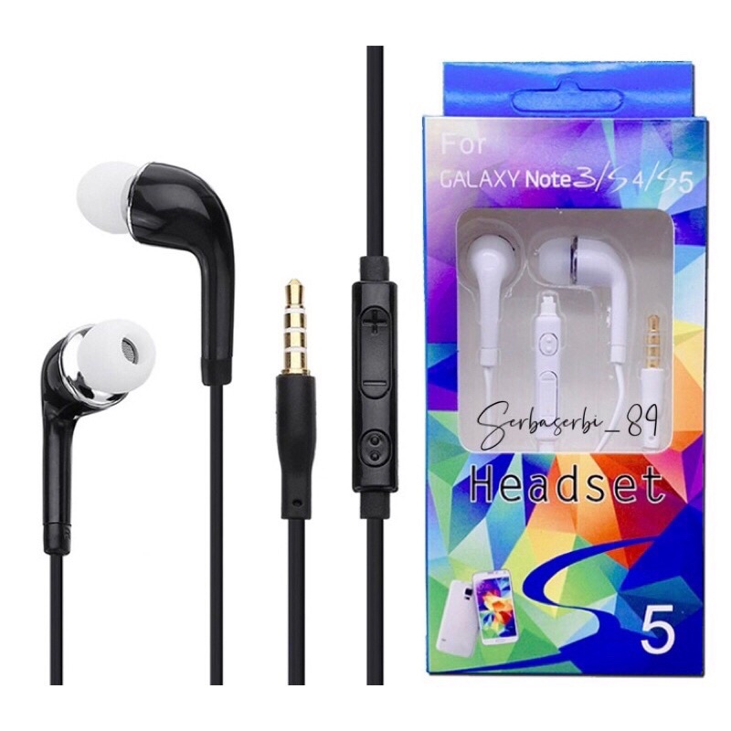 earphone headset j5 handsfree deep bass