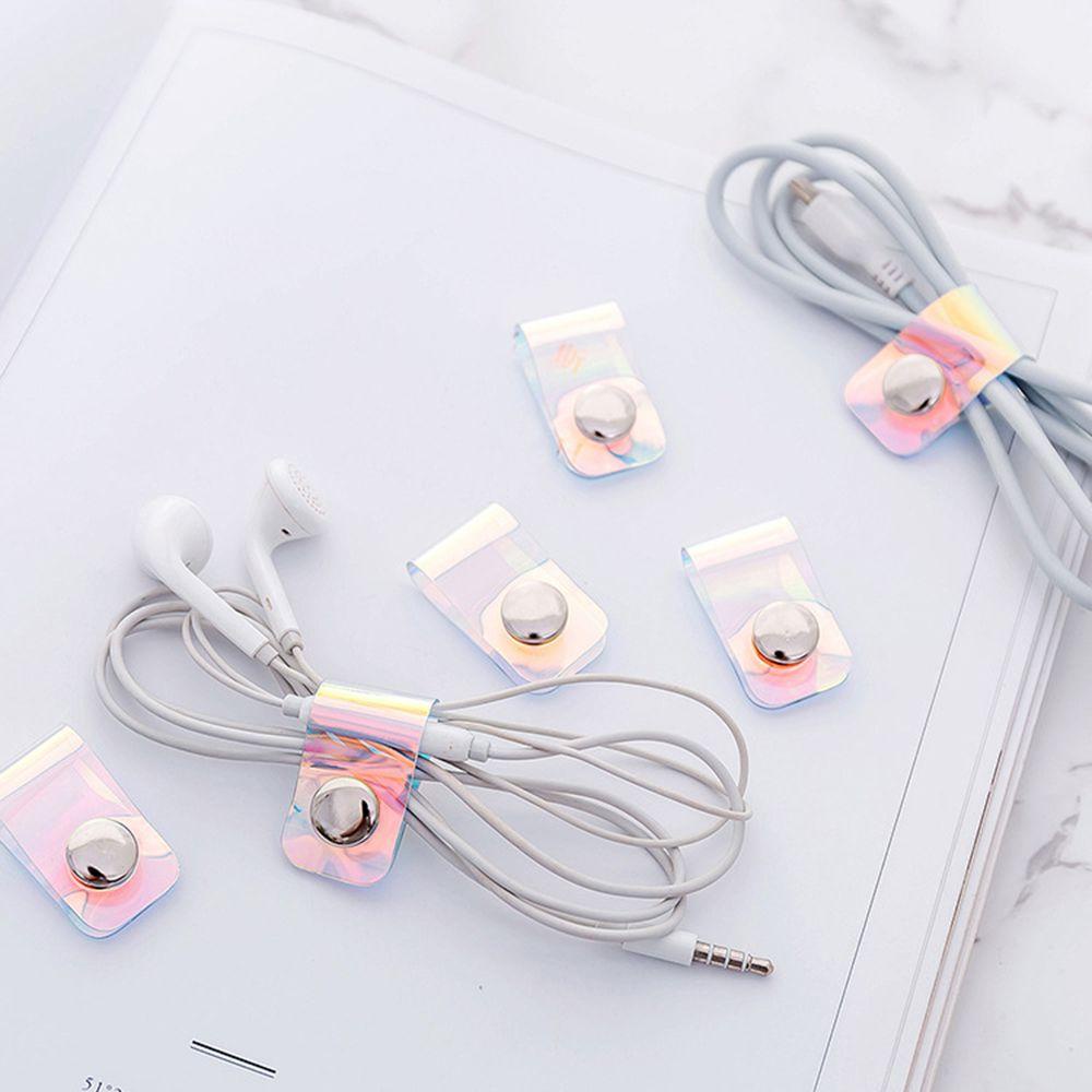 Lily 3PCS Penggulung Kabel New Portable Organizer Kancing Gesper